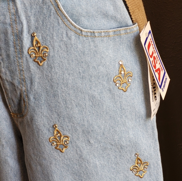 Monique vintage 90s high-waisted straight leg jeans size 12 - Picture 4 of 8